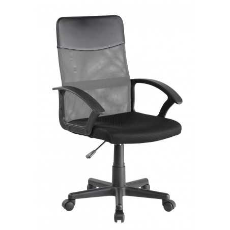 Fauteuil de Bureau Aero – Gris & Noir Maille Respirante | Confort & Design