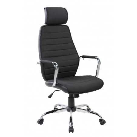 Fauteuil de Bureau Verona – Noir | Confort Directionnel & Design Élégant