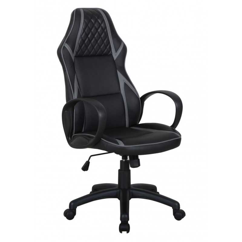 Fauteuil de Bureau Racing Nero – Noir & Gris | Style Sport & Confort Pro