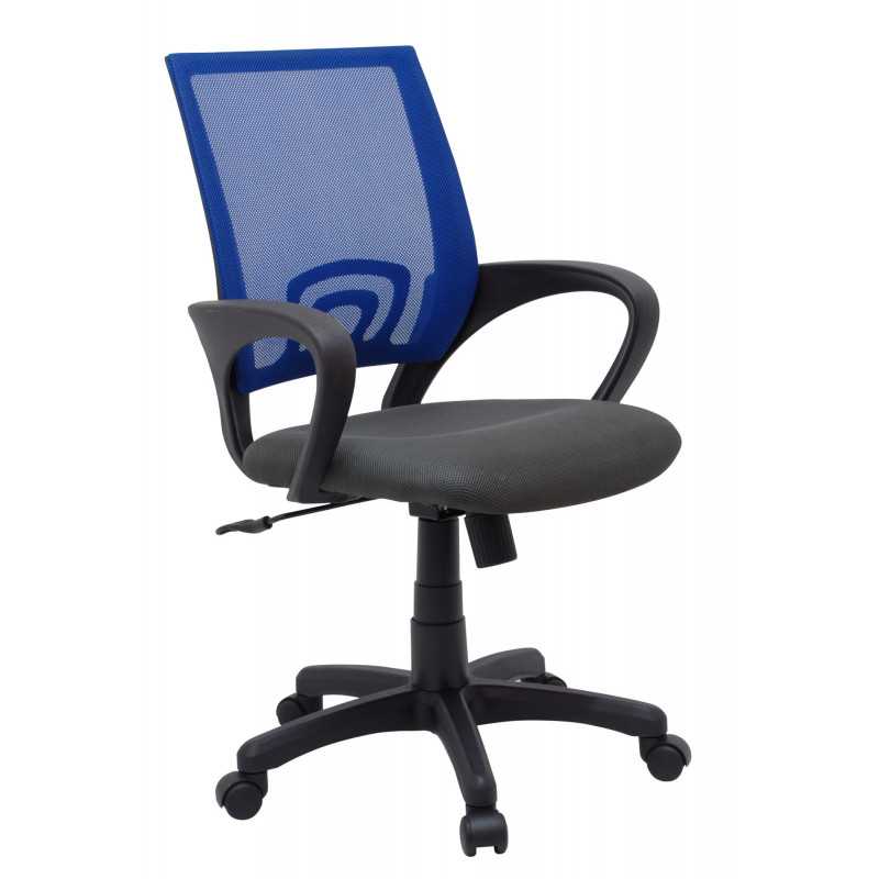 Chaise de Bureau AirMesh – Bleue | Maille Respirante & Confort Ergonomique