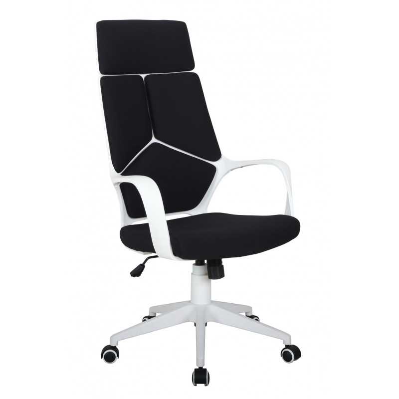 Chaise de Bureau Nova – Noire & Blanche | Design Moderne & Confort Ergonomique