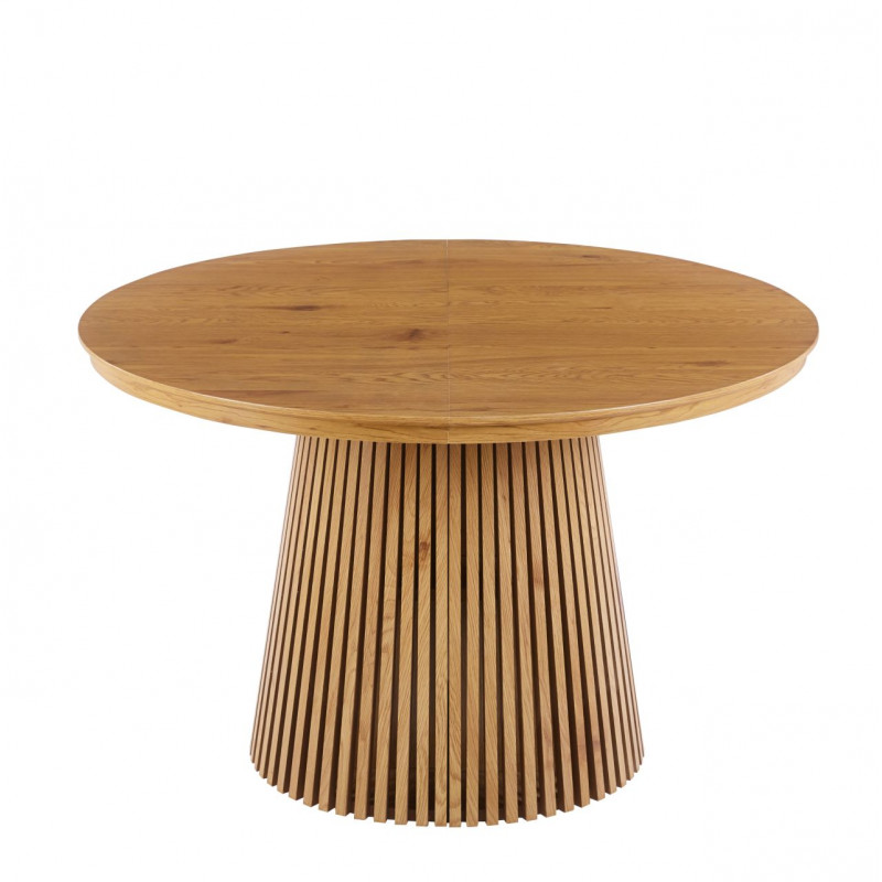 Table Spine Oak extensible – aspect chêne naturel Golddeco