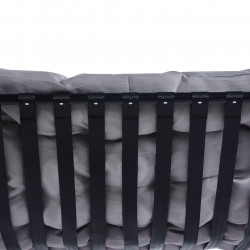 Fauteuil à bascule d’extérieur NÉA gris & noir – Confort et design