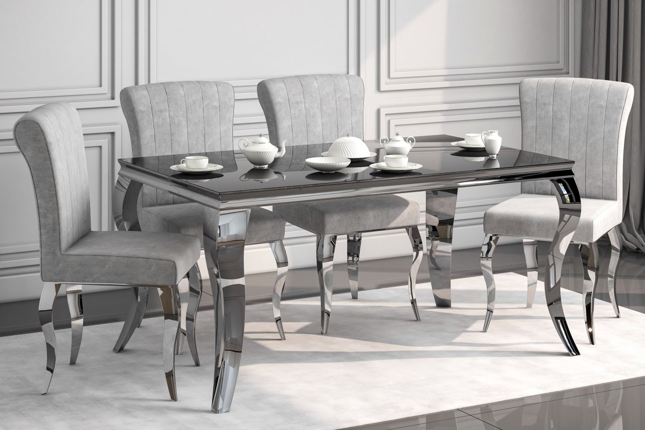 Ensemble Chaise et table Baroque victoria